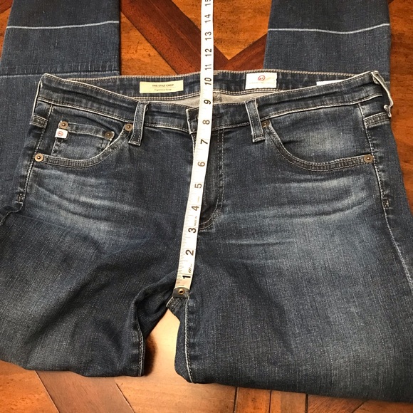 AG Adriano Goldschmied stilt crop cigarette jeans - Picture 9 of 10